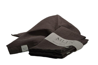 Servett 2-pack Mörkbrun