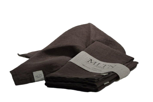 Servett 2-pack Mörkbrun