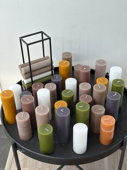 Blockljus Ø7cm/15cm & 20cm