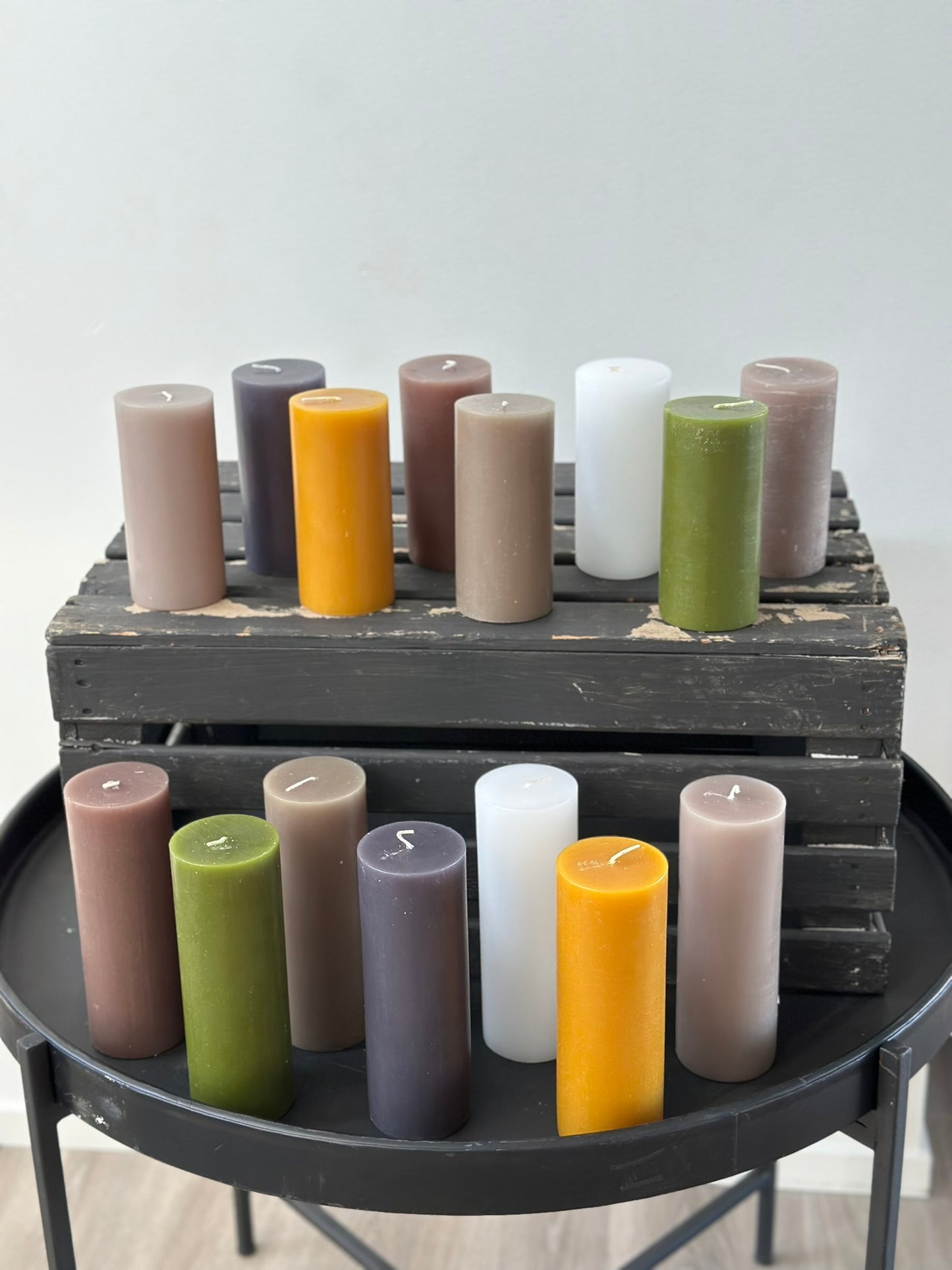 Blockljus Ø7cm/15cm & 20cm