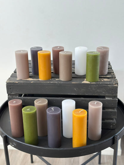 Blockljus Ø7cm/15cm & 20cm