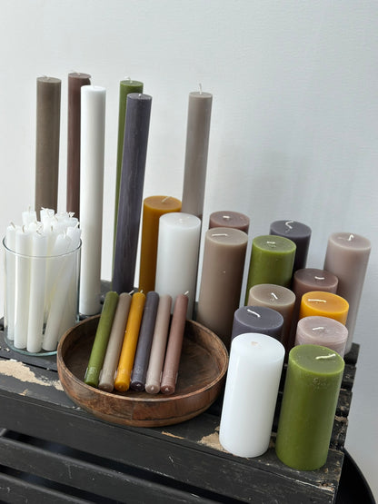 Blockljus Ø7cm/15cm & 20cm